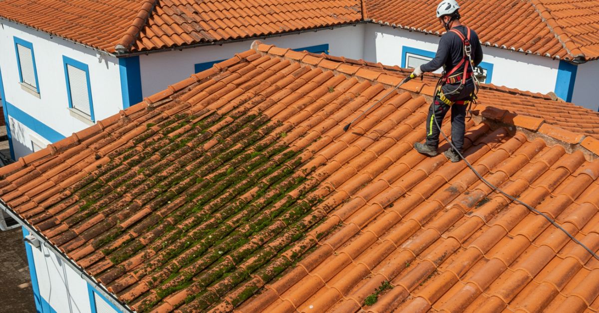 Limpeza de telhados e caleiras: Como proteger sua casa das infiltrações